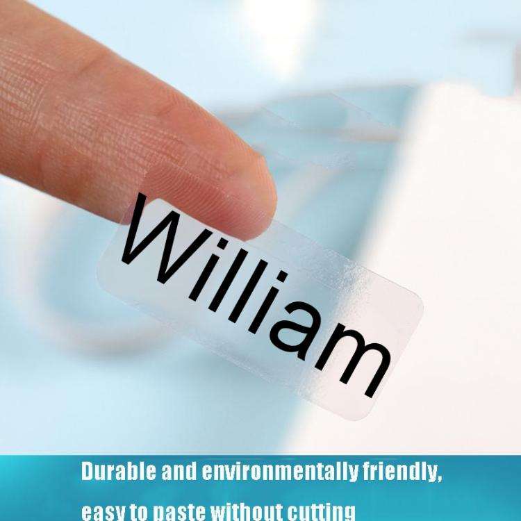 Thermal Label Paper Cosmetic Sticker Bottled Name Sticker For NIIMBOT D11 Printer, Transparent St...