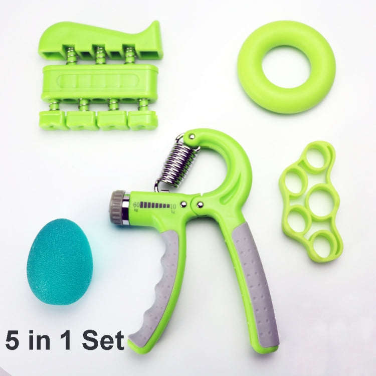 5 In 1 Counting Grip Device Fitness Adjustment Grip Device  Finger Trainer Set, 5 in 1