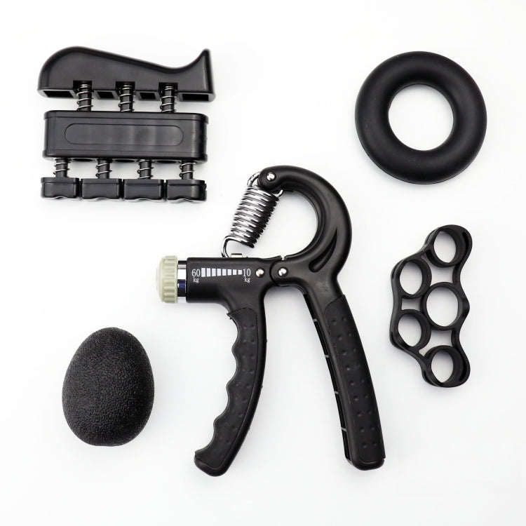 5 In 1 Counting Grip Device Fitness Adjustment Grip Device  Finger Trainer Set, 5 in 1