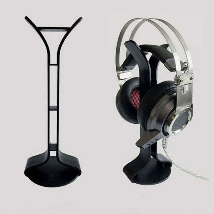 2 PCS Universal Headphone Holder Display Shelf  Internet Cafe Computer Headphone Hanger, White, B...