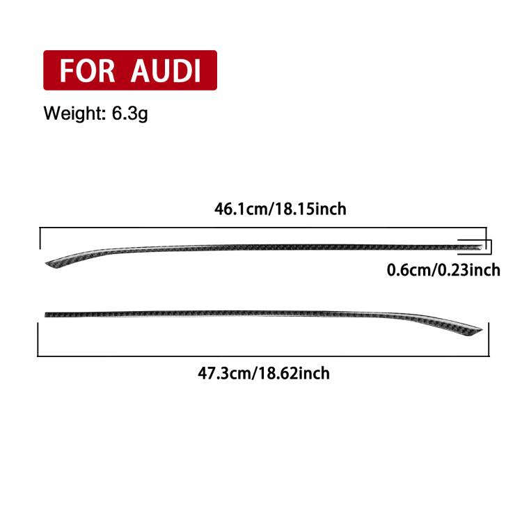 2pcs /Set Gear Shift Side Trim Stickers Left-Hand Drive For Audi A5 / A5L / S5 Avant / A5 Saloon ...