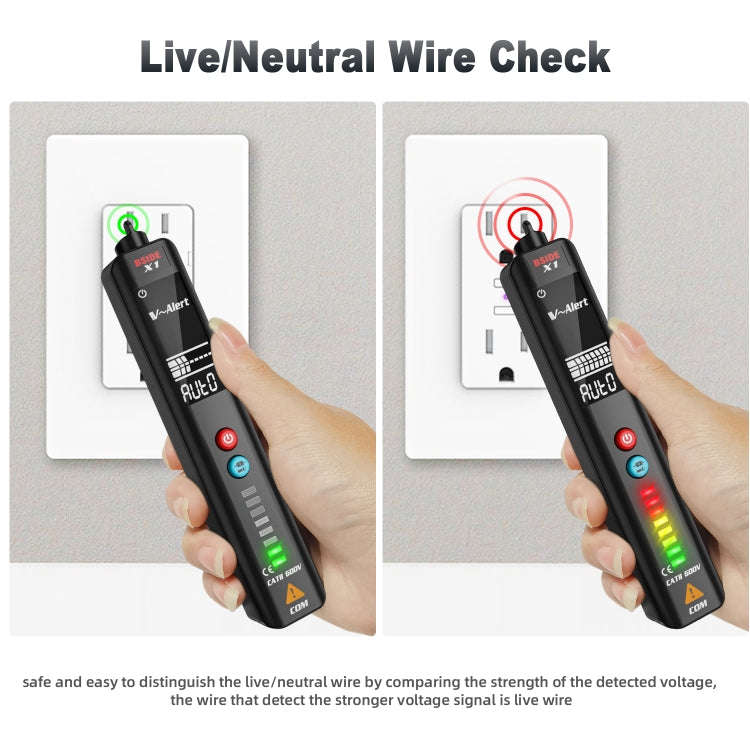BSIDE X1 Smart Digital Multimeter Test Electric Pen Voltage Detector, X1
