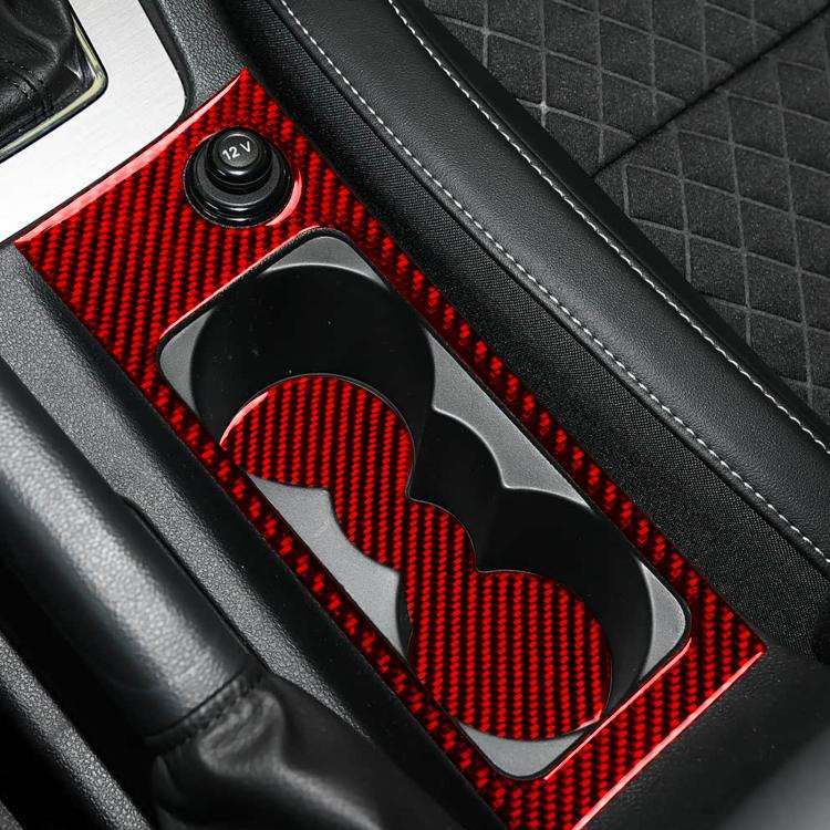 For 2017-2021 Skoda Octavia Left And Right Hand Drive Cup Holder Frame + Cup Mat Sticker