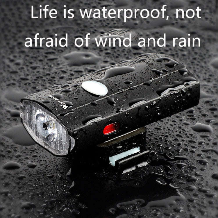 WEST BIKING YP0701281 Bicycle Lights Helmet Lights Front And Tail Warning Lights USB Night Riding...