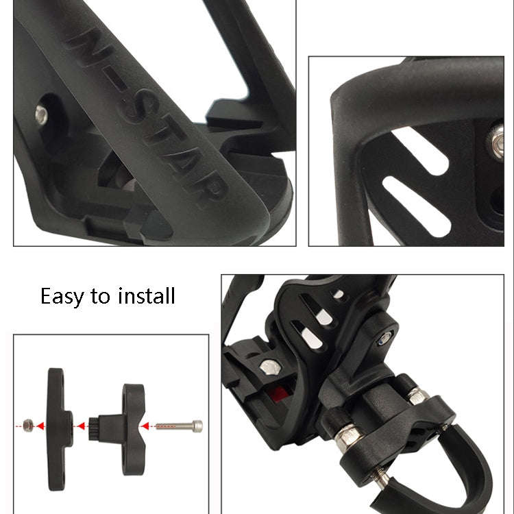 N-Star NPH-W1 Motorcycle Bicycle Cup Holder Riding Bottle Holder, N-Star NPH-W1