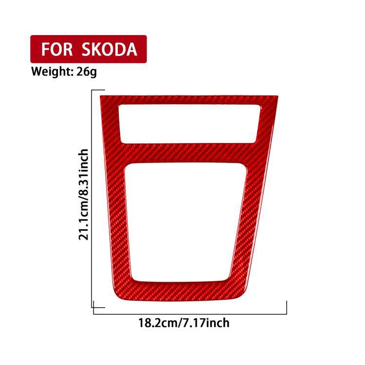 For 2017-2021 Skoda Octavia Left-Hand Drive Manual Gear Shift Panel Sticker