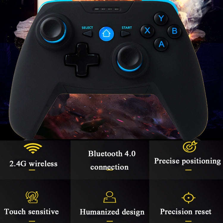 CX-X1  2.4GHz + Bluetooth 4.0 Wireless Game Controller Handle For Android / iOS / PC / PS3, Singl...