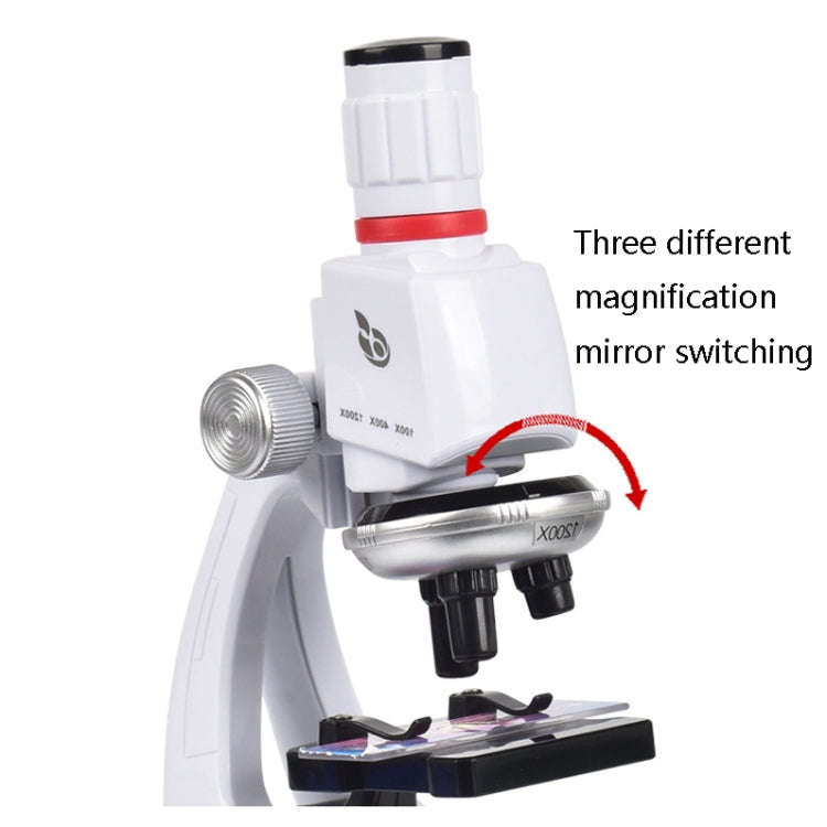 Students Scientific Experimental Equipment Biological Microscope, Style:, C2156 With Phone Holder...