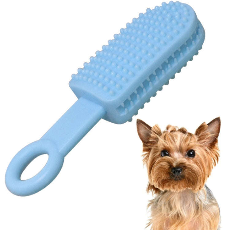 TPR Dog Toy Molar Stick Bite-Resistant Cleaning Teeth Dog Chewing Interactive Anti-Boring Toy, Bl...