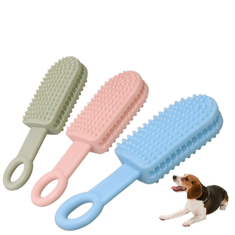 TPR Dog Toy Molar Stick Bite-Resistant Cleaning Teeth Dog Chewing Interactive Anti-Boring Toy, Bl...