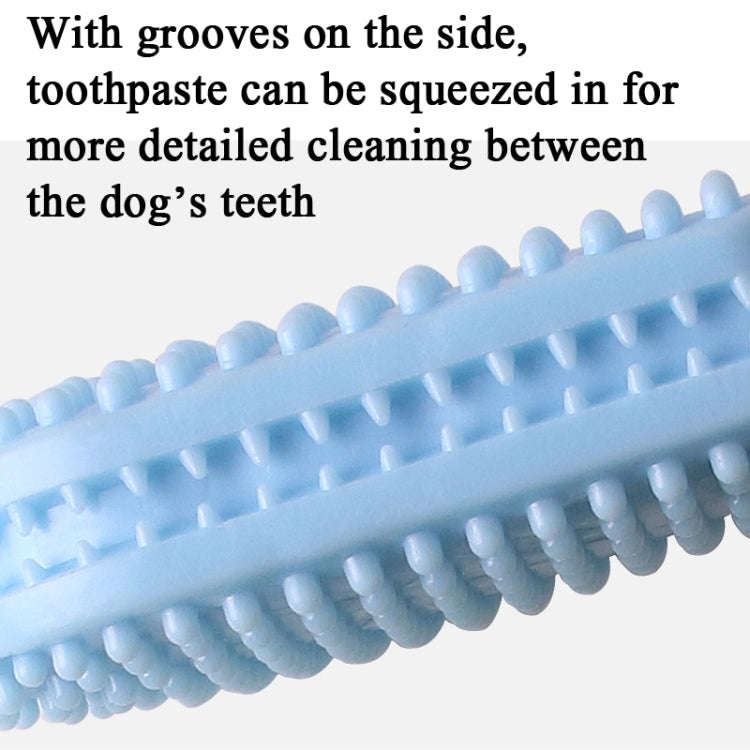 TPR Dog Toy Molar Stick Bite-Resistant Cleaning Teeth Dog Chewing Interactive Anti-Boring Toy, Bl...