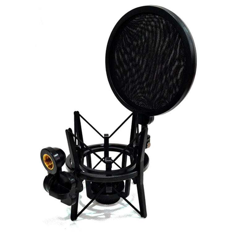 Microphone Shockproof Bracket Condenser Microphone Blowout Cover Set, SH-101