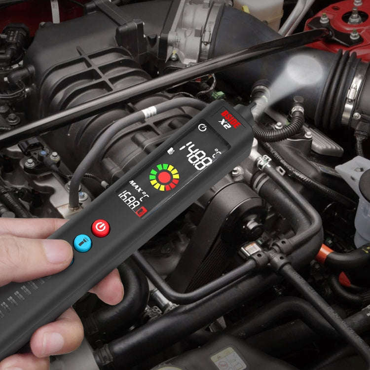 BSIDE X2 Three-Mode Smart Multimeter Electric Pen Infrared Thermometer with Flashlight Lighting, X2