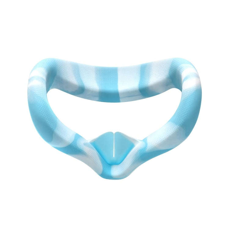 VR Silicone Eye Cover Anti-Sweat And Decontamination Color VR Goggles For Oculus Quest 2, White B...