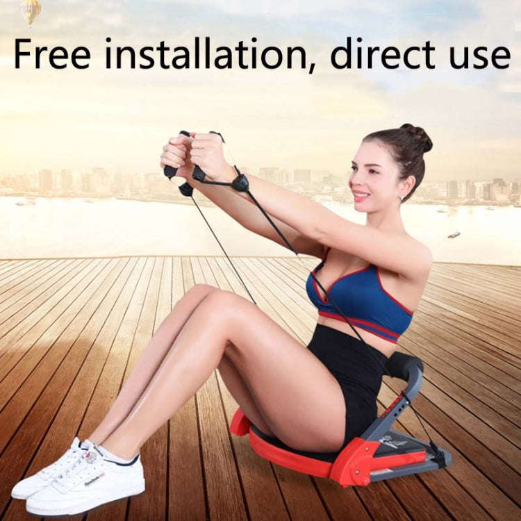 LS-128 Rowing Machine Multifunctional Body Shaping Machine Home Slimming Waist Sit-Ups Machine, L...