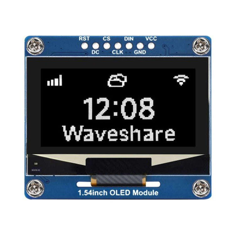 Waveshare 1.54 Inch OLED Display Module, 128×64 Resolution, SPI / I2C Communication