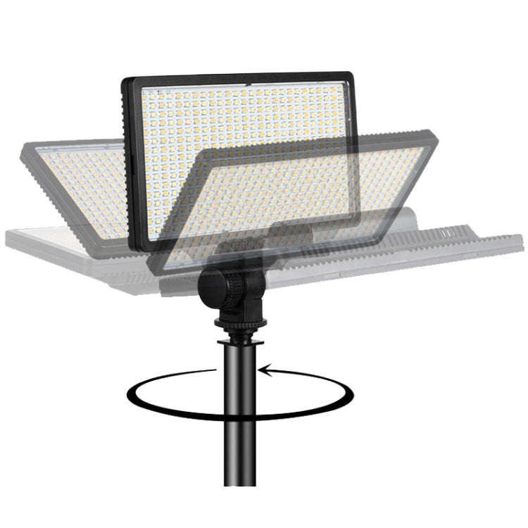 1008 LEDs Stepless Adjustment Live Fill Light Reversible Photography Soft Light, EU Plug, 14 inch