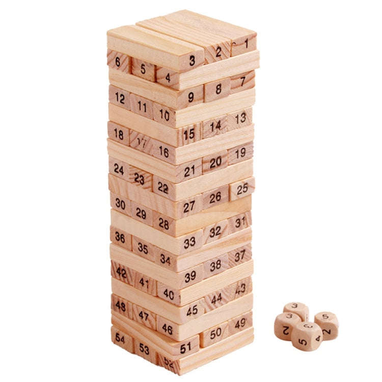 54pcs /Set Childrens Educational Building Block Toys Stacking Game