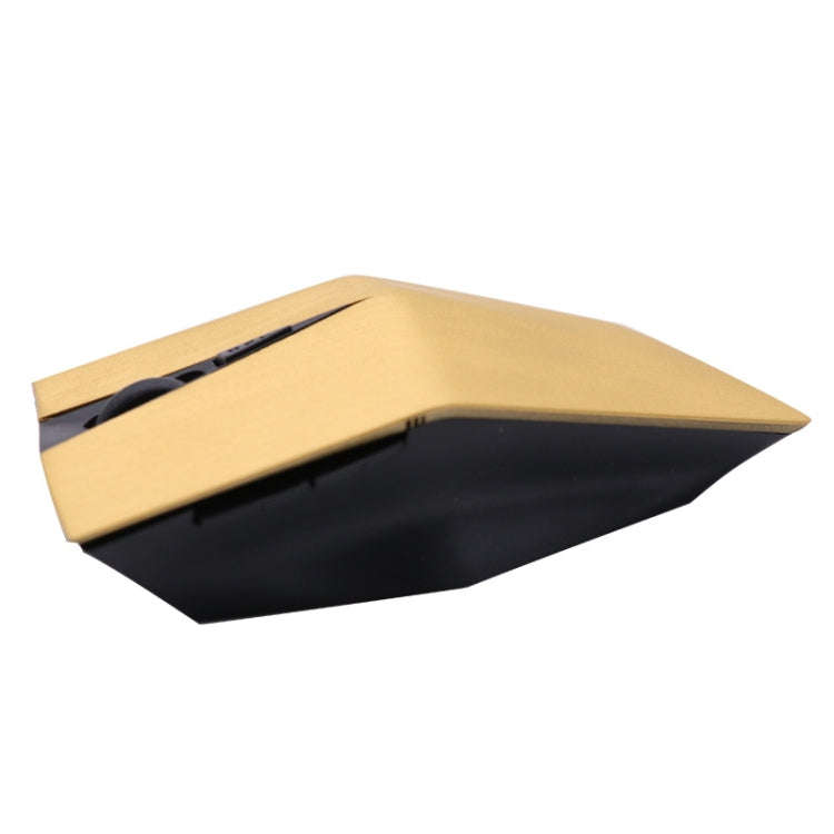 M-189 2.4GHz 6 Keys 2.4G Wireless Cool Game Mouse, Golden, Black