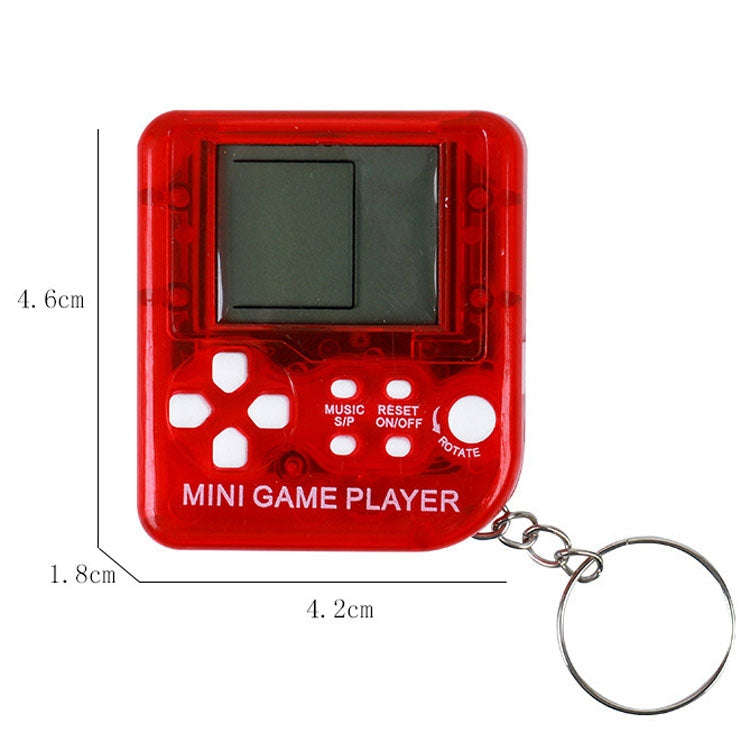 4 PCS Handheld Mini Game Console Toy Classic Brick Game Console with Keychain, 4 PCS Mini Game Co...