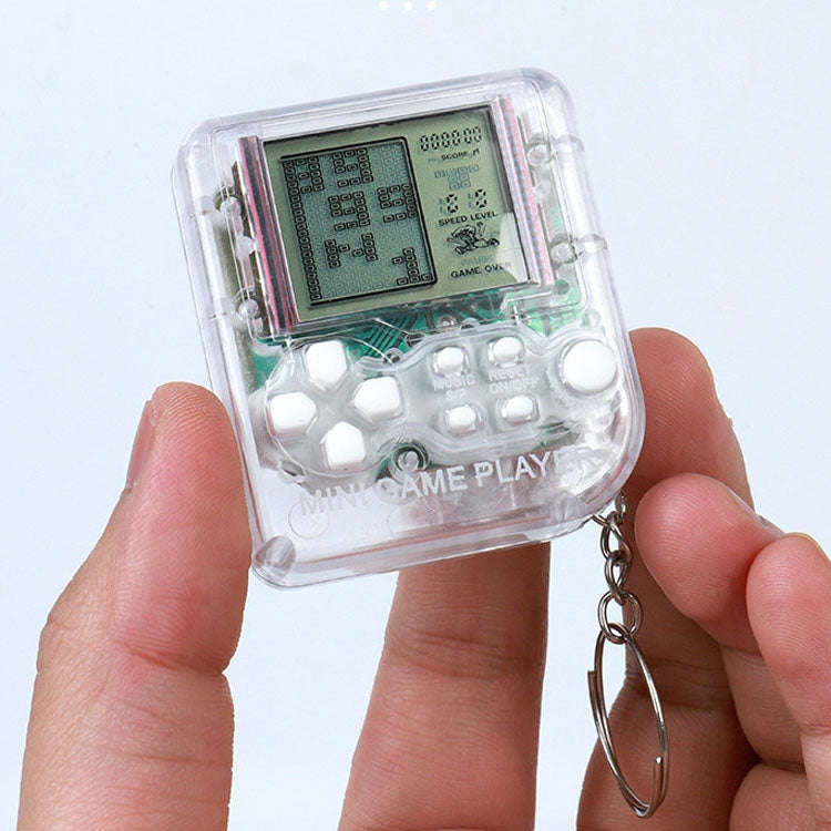4 PCS Handheld Mini Game Console Toy Classic Brick Game Console with Keychain, 4 PCS Mini Game Co...