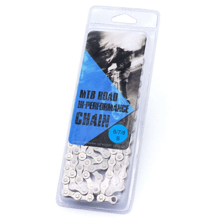 Mountain Road Bike Chain Electroplating Chain, Specification:, 6/7/8 Speed, 9 Speed chain, 10 Spe...