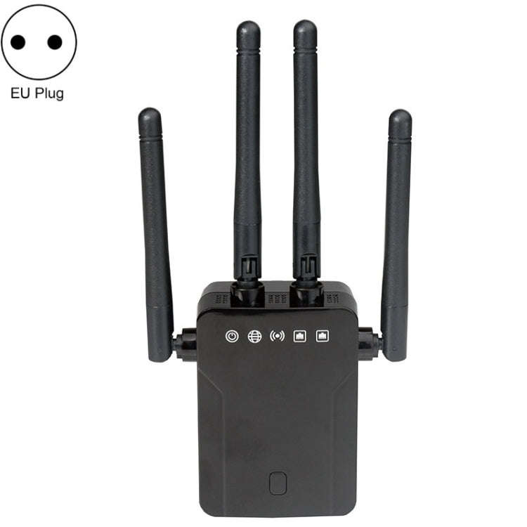 M-95B 300M Repeater WiFi Booster Wireless Signal Expansion Amplifier, Black - US Plug, Black - EU...