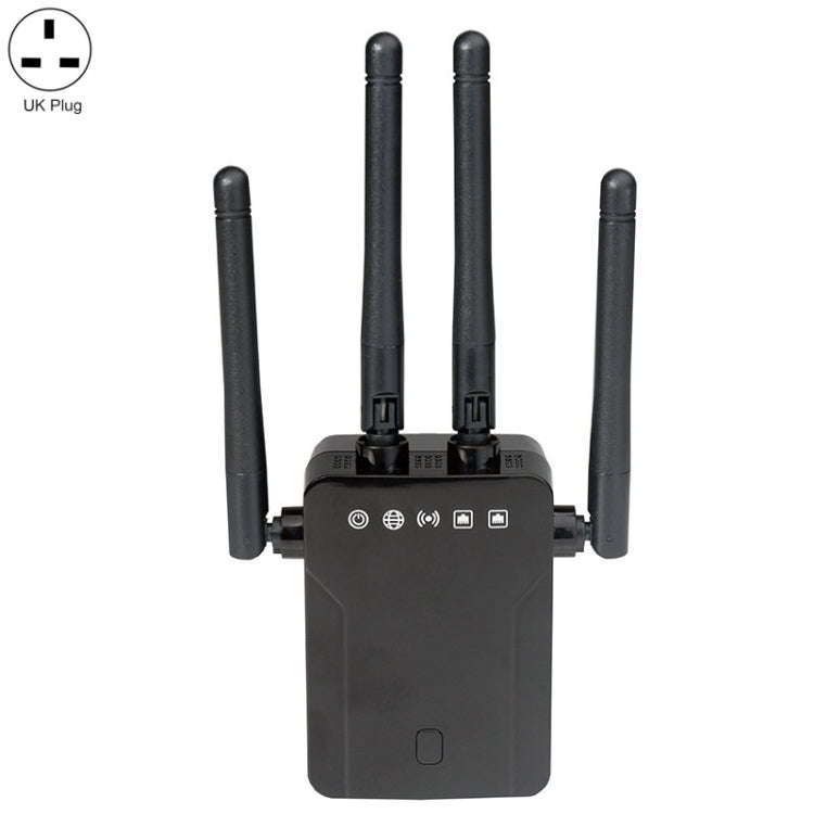 M-95B 300M Repeater WiFi Booster Wireless Signal Expansion Amplifier, Black - US Plug, Black - EU...
