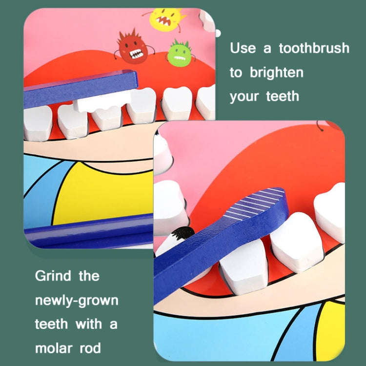 Children Educational Role Playing Simulation Wooden Dentist Suit, Dentist Suit
