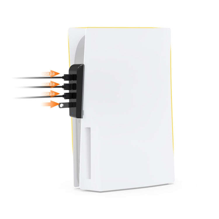 DOBE TP5-0576 USB HUB High Speed ??Transmission Extension HUB Converter For PS5, TP5-0576