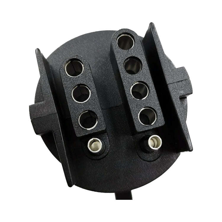VP190U Route Trailer 7P Turn 4P 5P Plugs Double Row Plug US Plug, 7P Turn 4P 5P