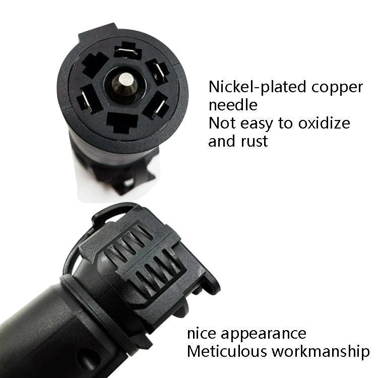 VP190U Route Trailer 7P Turn 4P 5P Plugs Double Row Plug US Plug, 7P Turn 4P 5P