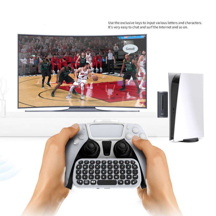 DOBE TP5-0556 Bluetooth Keyboard Wireless Gamepad With Headphone Jack For PS5, TP5-0556 Bluetooth...