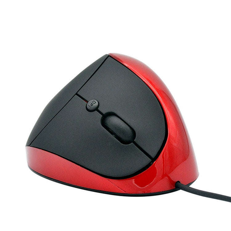 JSY-05 6 Keys Wired Vertical Mouse Ergonomics Brace Optical Mouse, White, Red, Purple, Blue, Blac...