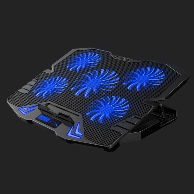 ICE COOREL K5 Laptop Radiator Computer Cooling Bracket, Standard Version (Black Blue), Touch Vers...