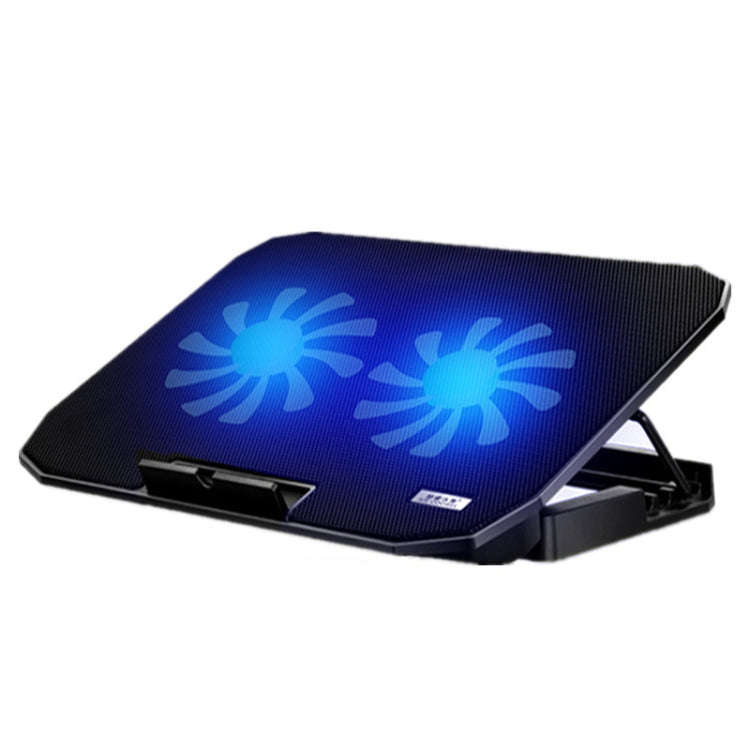 ICE COOREL N106 Laptop Base Adjustment Radiator Dual-Fan Notebook Cooling Bracket, Standard Versi...
