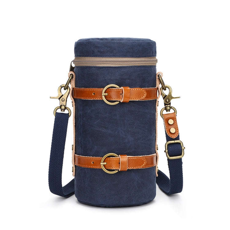 K-807 SLR Camera Storage Bag Waterproof Canvas Photography Liner Bag, S (Blue)