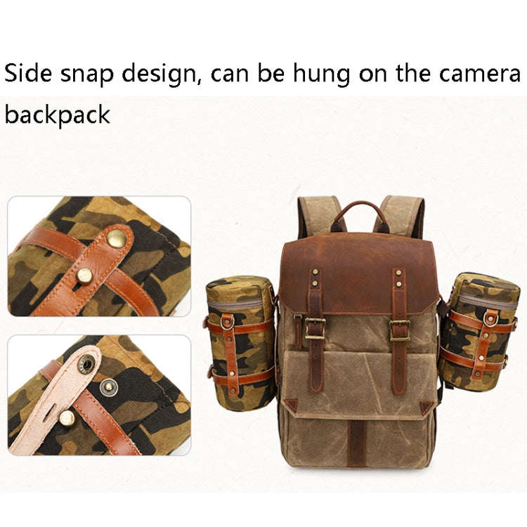 K-807 SLR Camera Storage Bag Waterproof Canvas Photography Liner Bag, S (Blue)