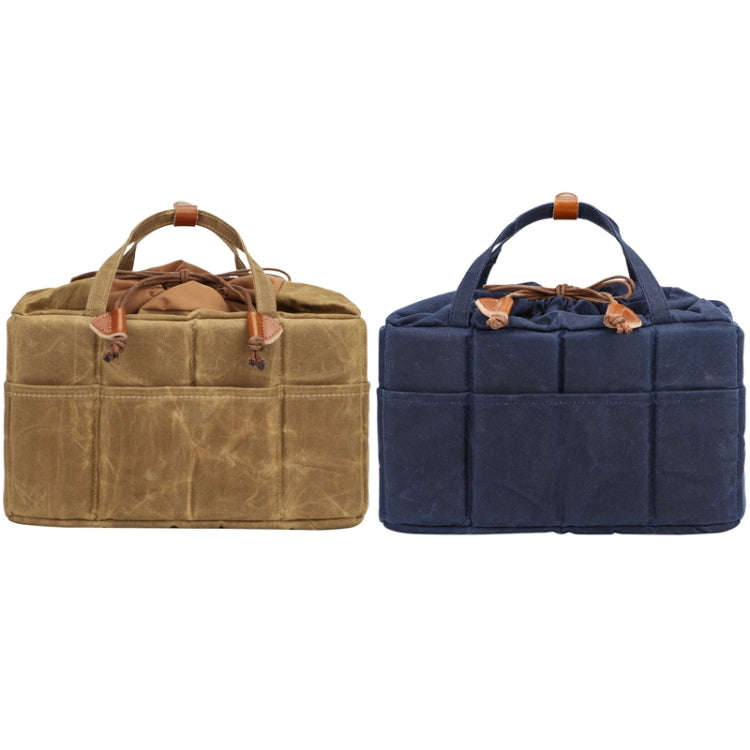 K707 Portable SLR Lens Liner Bag Camera Storage Bag, Khaki, Navy Blue