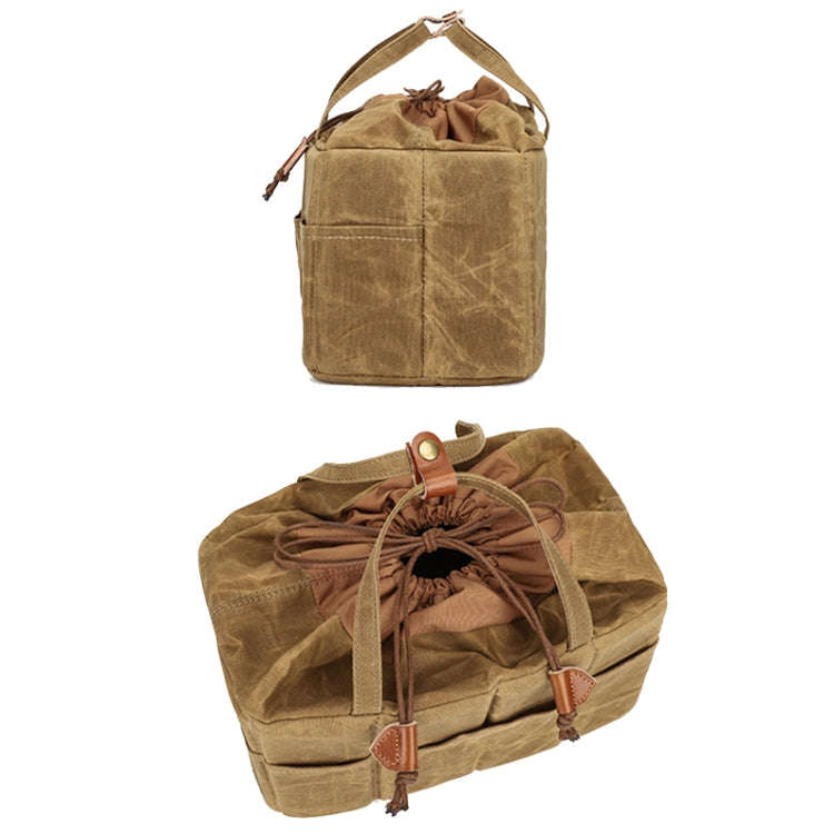 K707 Portable SLR Lens Liner Bag Camera Storage Bag, Khaki, Navy Blue