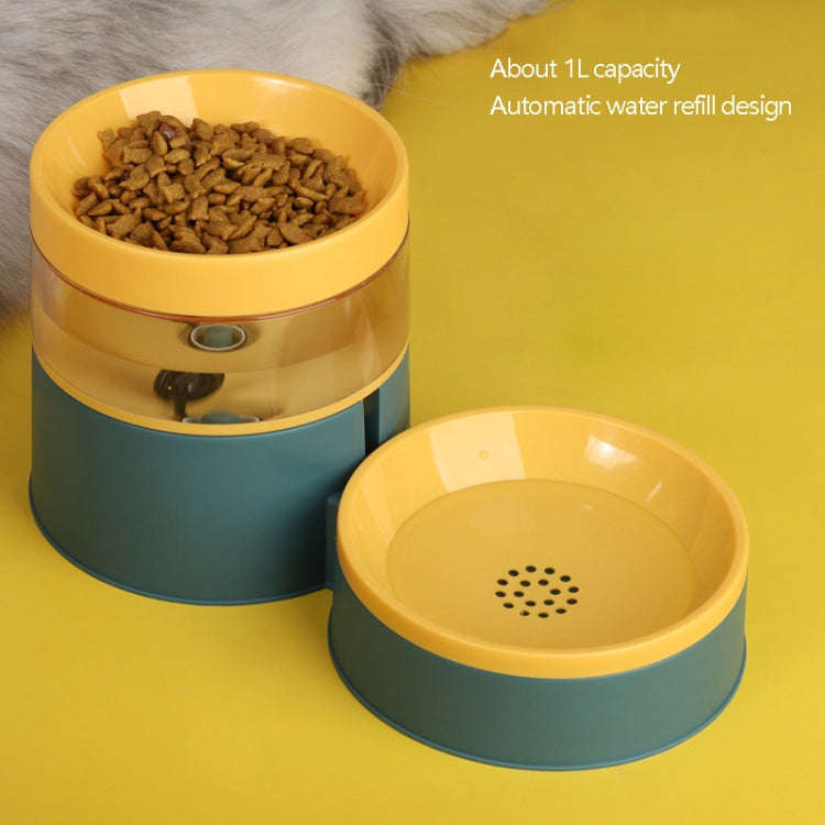 DT331 Automatic Feeder Pet Bowl Increased High Protect Neck Water Dispenser Dual-Purpose Food Bow...