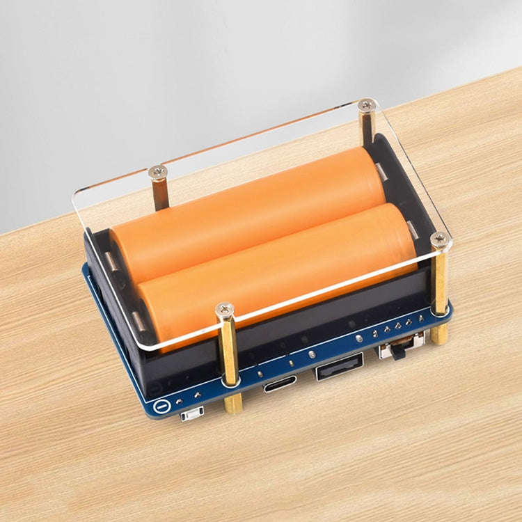 Waveshare 25567 For Raspberry Pi UPS HAT (D), Pogo Pins Connector , Without Battery