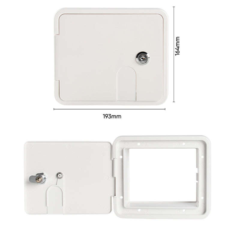 RV Accessories Square Wire Hatch Cover Yacht Accessories Wire Storage Box, Wire Storage Box