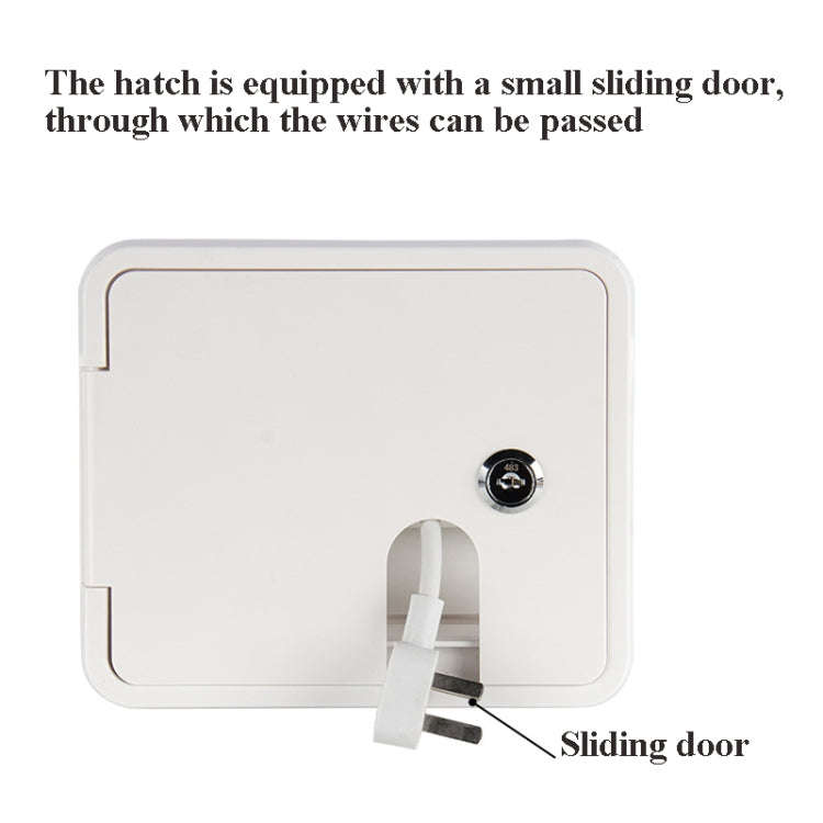 RV Accessories Square Wire Hatch Cover Yacht Accessories Wire Storage Box, Wire Storage Box