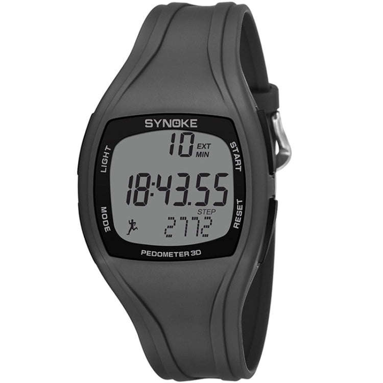 SYNOKE 9105 Multifunctional Sports Time Record Waterproof Pedometer Electronic Watch, Army Green,...