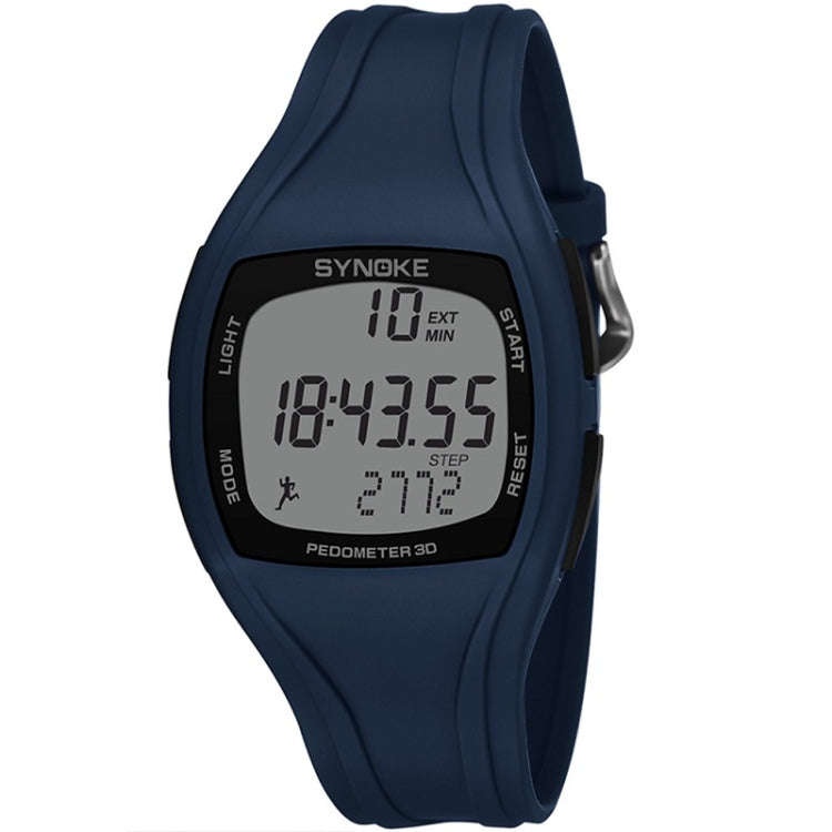 SYNOKE 9105 Multifunctional Sports Time Record Waterproof Pedometer Electronic Watch, Army Green,...