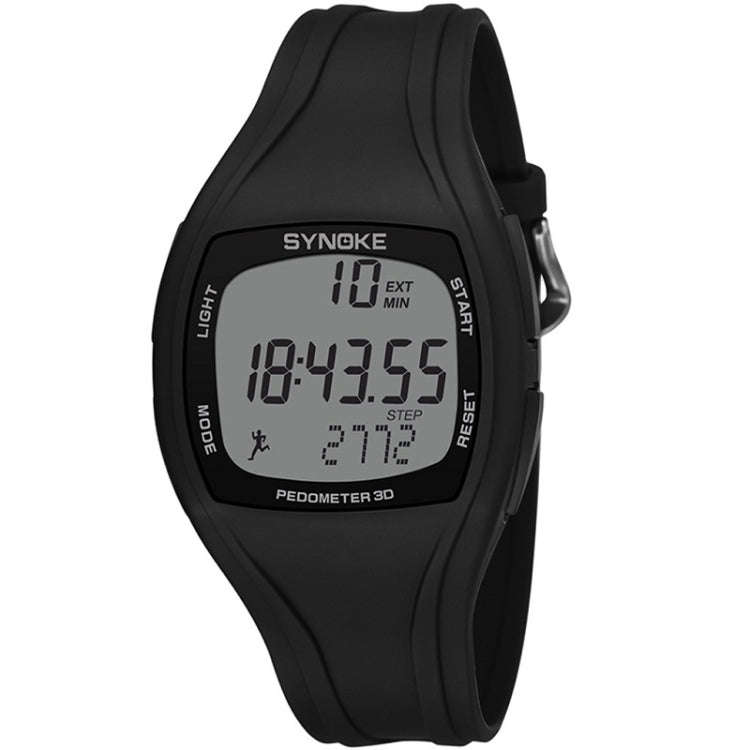 SYNOKE 9105 Multifunctional Sports Time Record Waterproof Pedometer Electronic Watch, Army Green,...