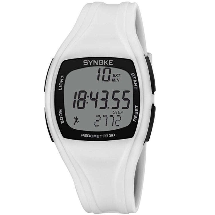 SYNOKE 9105 Multifunctional Sports Time Record Waterproof Pedometer Electronic Watch, Army Green,...