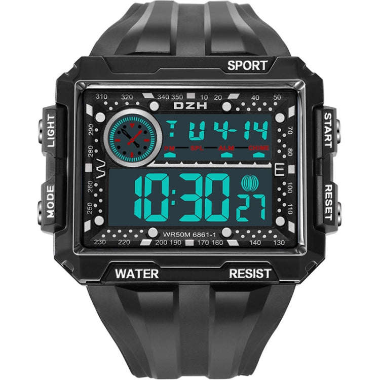SYNOKE 6861 Outdoor Luminous Waterproof Multi-Function Square Large Screen Display Sports Electro...