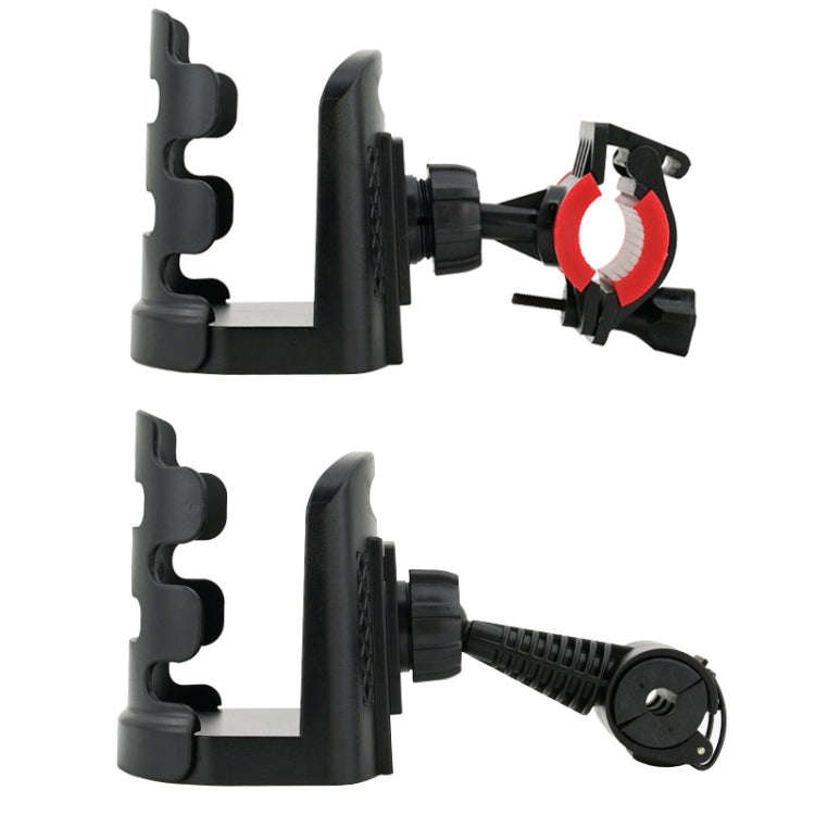 2 PCS SMCP-380 General Riding Cup Rack Motorcycle Bicycle Cup Holder, Rearview Mirror Installatio...